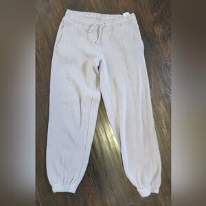TNA Putty Grey Waffle Pants XS